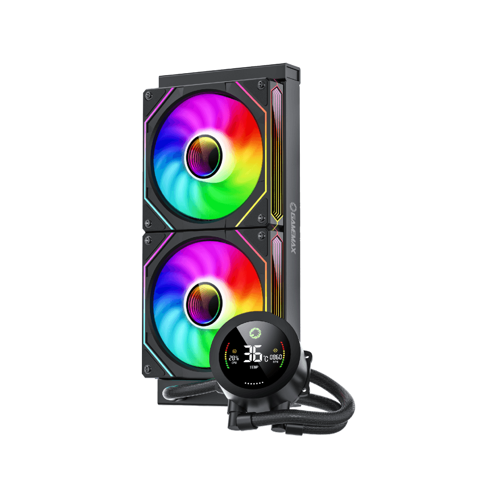 GameMax IceBurg 240 Digital BK Liquid Cooler GameMax IceBurg 240 Digital BK Liquid Cooler